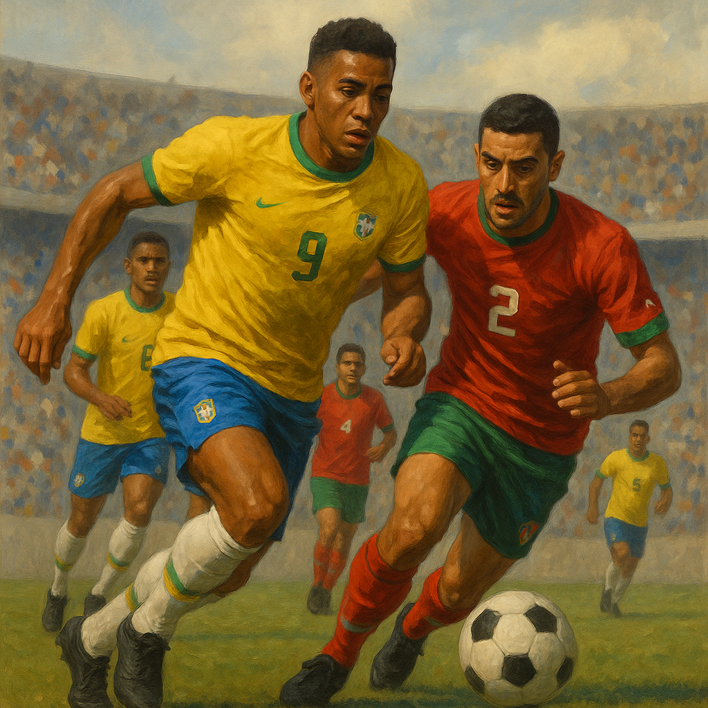 Hero image for Brazil vs Morocco feels like the classic David meeting Goliath moment, but this isn’t just any tale of the