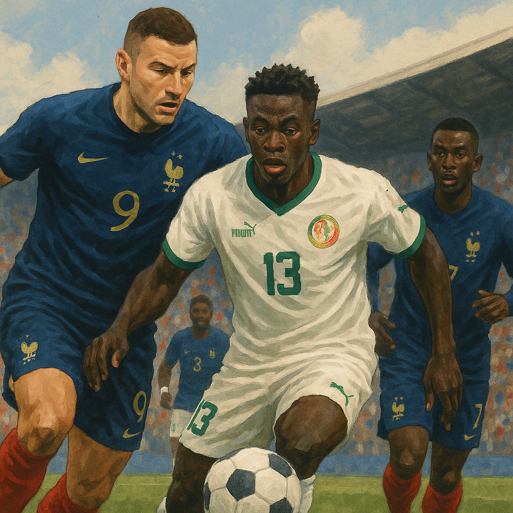 Hero image for The French, at home and hungry to assert their historic dominance, are the towering giants every Senegalese